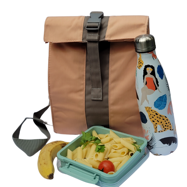 תיק אוכל ורד lunch bag camino eco