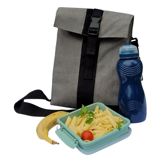 תיק אוכל אפור lunch bag camino eco