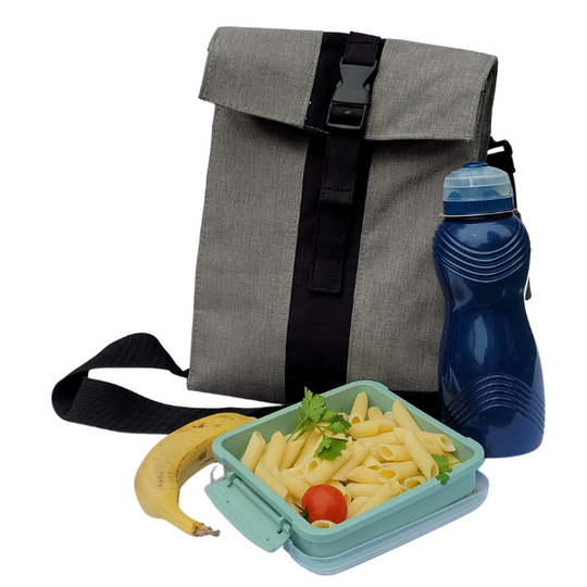 תיק אוכל אפור lunch bag camino eco